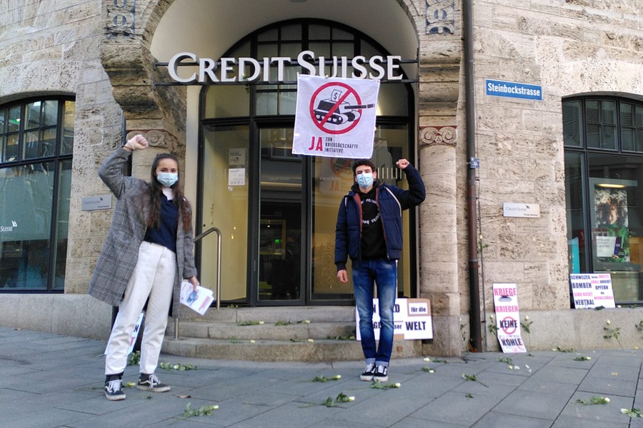 Gedenken an die Kriegsopfern durch den Schweizer Finanzplatz